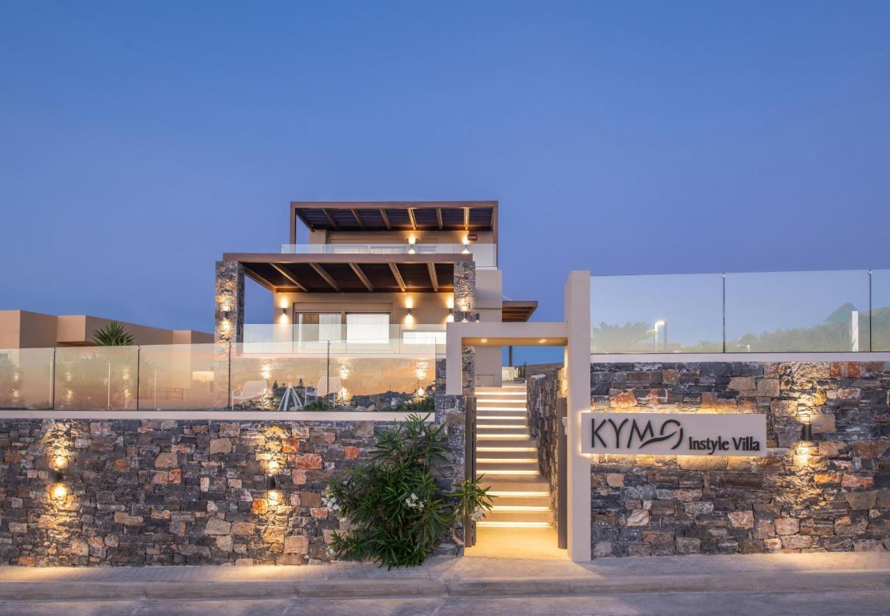 Kymo Instyle Villa - Sea View Private Pool Jacuzzi Kokkini Hani Екстер'єр фото